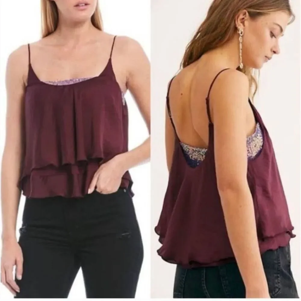 Free People Turn It On Cami A4*